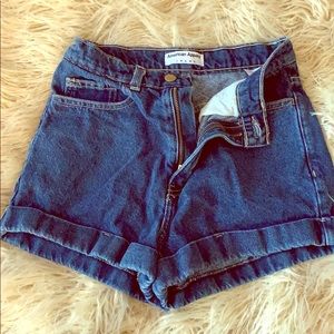 American Apparel High Rise Shorts